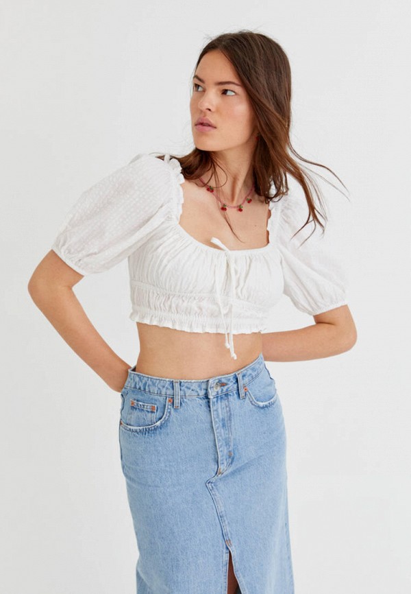

Топ Pull&Bear, Белый