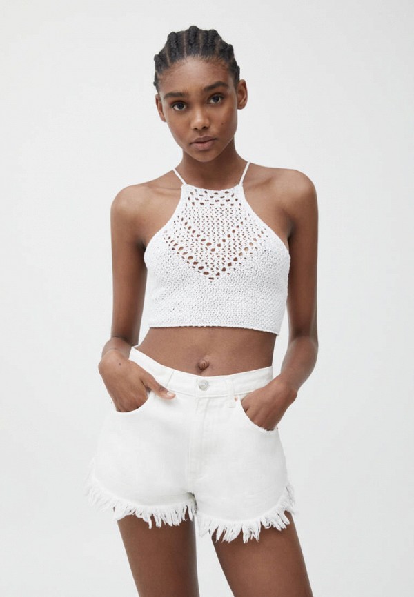 

Топ Pull&Bear, Белый