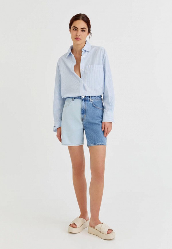 фото Шорты джинсовые pull&bear