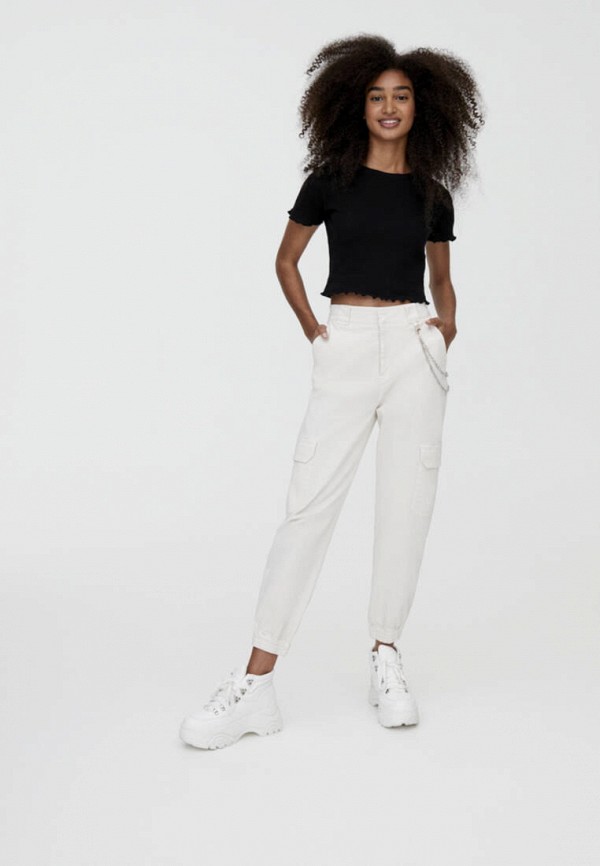 

Футболка Pull&Bear, Черный, Join Life