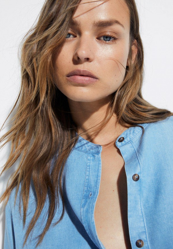 фото Рубашка джинсовая massimo dutti