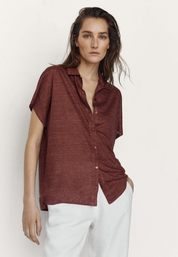 

Блуза Massimo Dutti, Бордовый