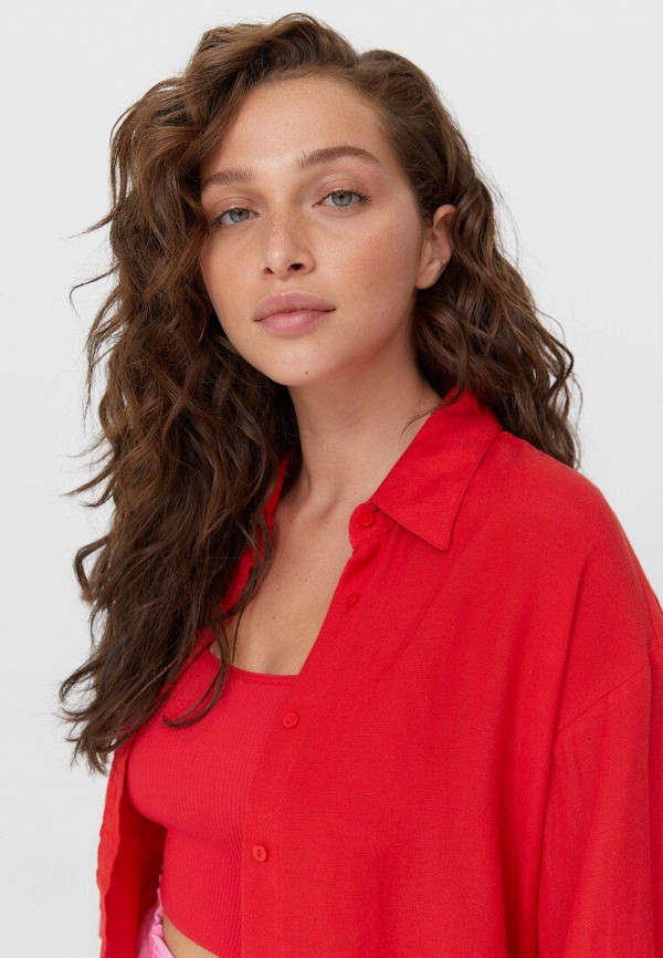 

Блуза Stradivarius, Красный
