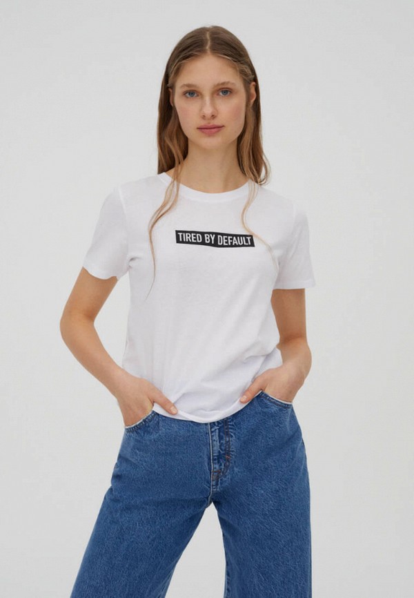 

Футболка Pull&Bear, Белый, Join Life