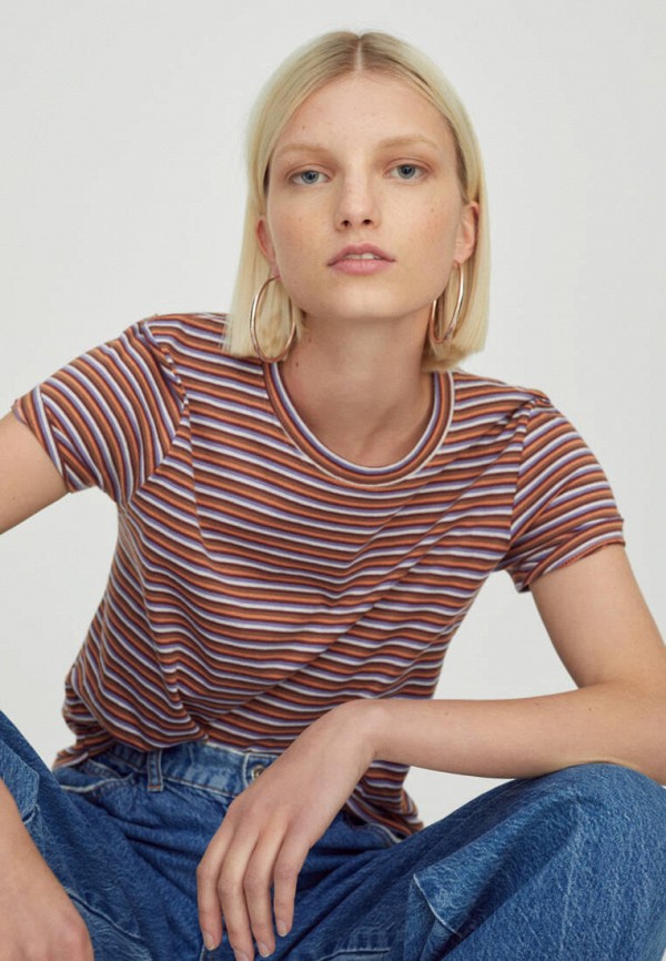 

Футболка Pull&Bear, Разноцветный, Join Life