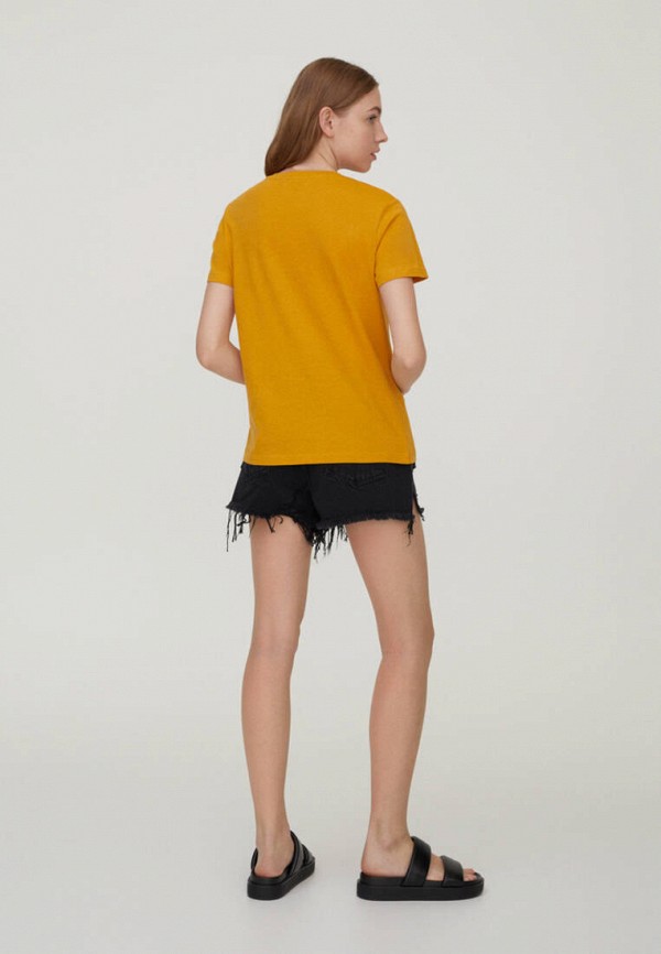 

Футболка Pull&Bear, Желтый, Join Life