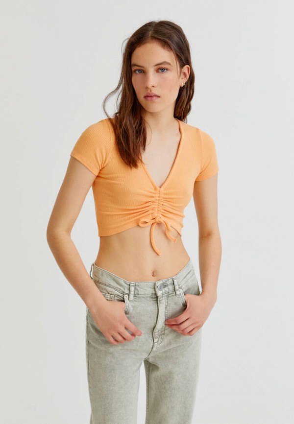 

Топ Pull&Bear, Оранжевый