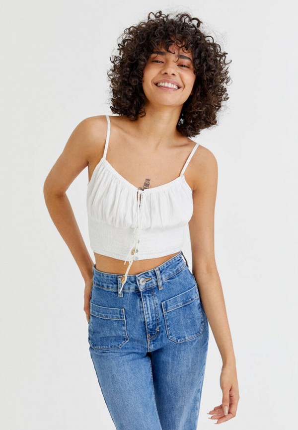

Топ Pull&Bear, Белый