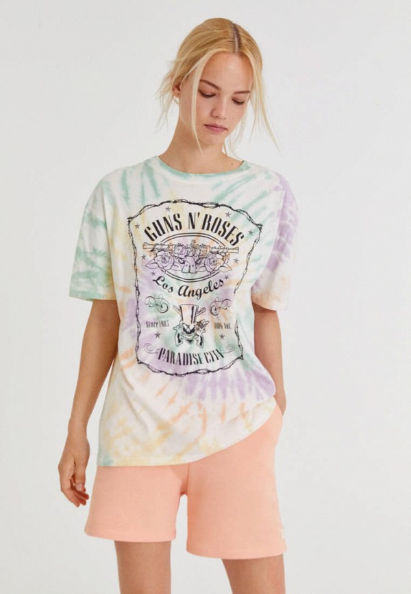 

Футболка Pull&Bear, Разноцветный, Join Life