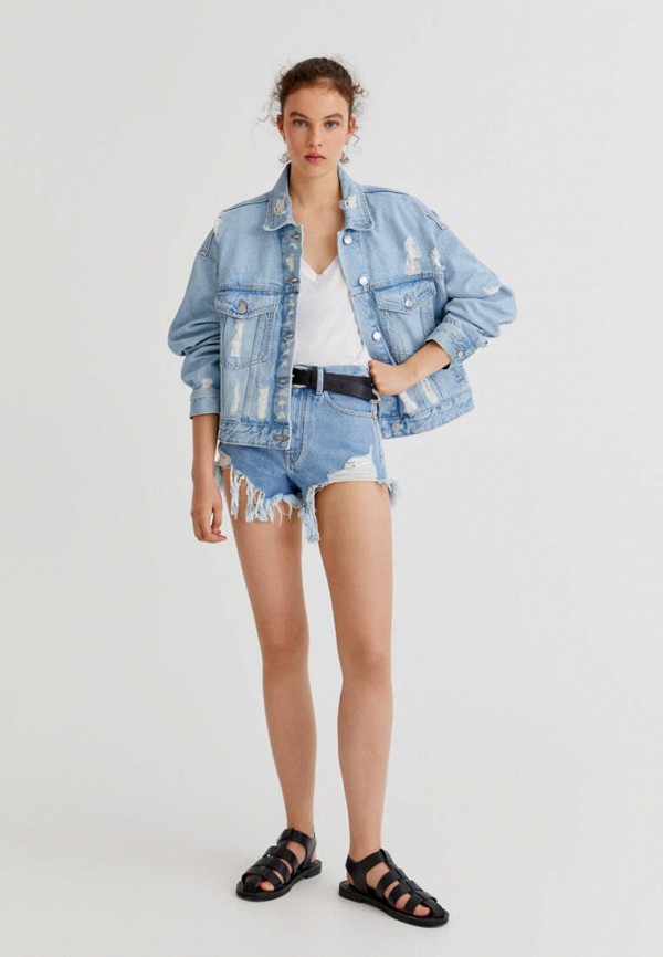 фото Куртка джинсовая pull&bear