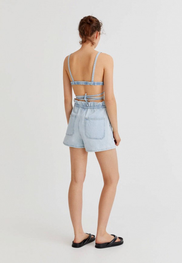 фото Шорты джинсовые pull&bear