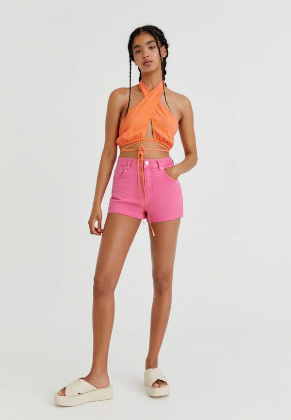 фото Шорты джинсовые pull&bear