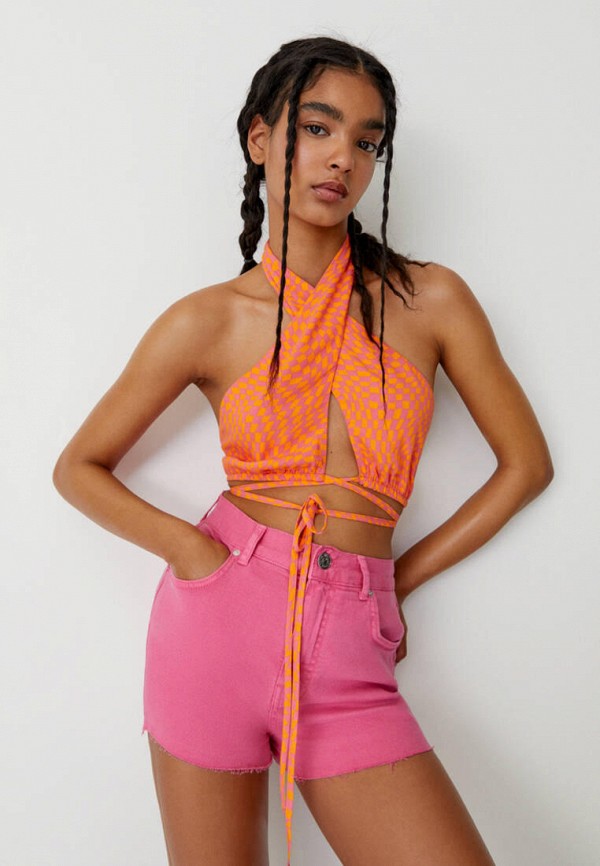 фото Шорты джинсовые pull&bear