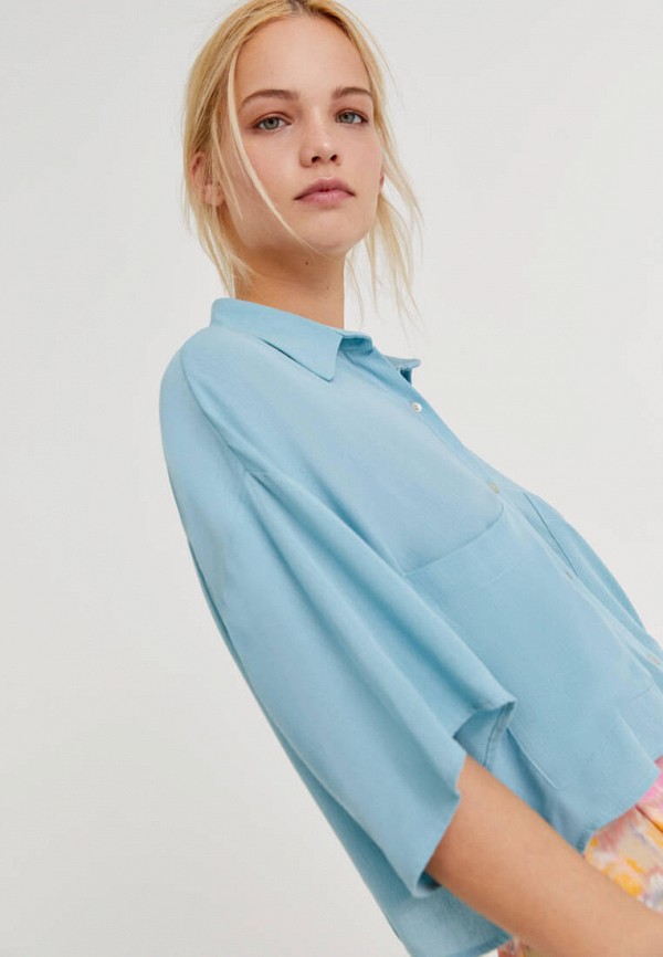 

Блуза Pull&Bear, Голубой