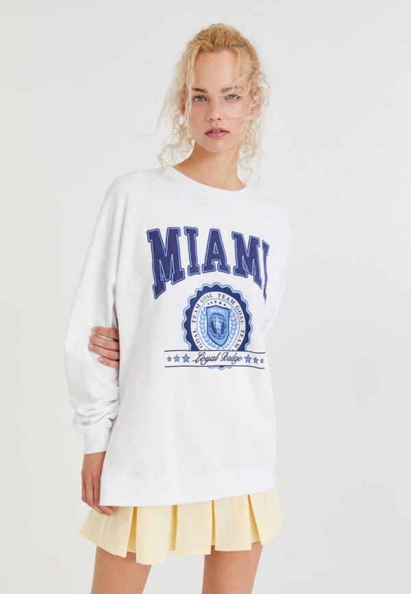 

Свитшот Pull&Bear, Белый