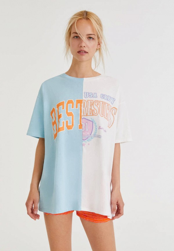 

Футболка Pull&Bear, Голубой