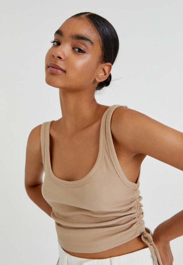 

Топ Pull&Bear, Бежевый, Join Life