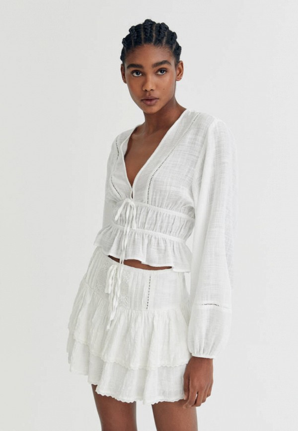 

Блуза Pull&Bear, Белый