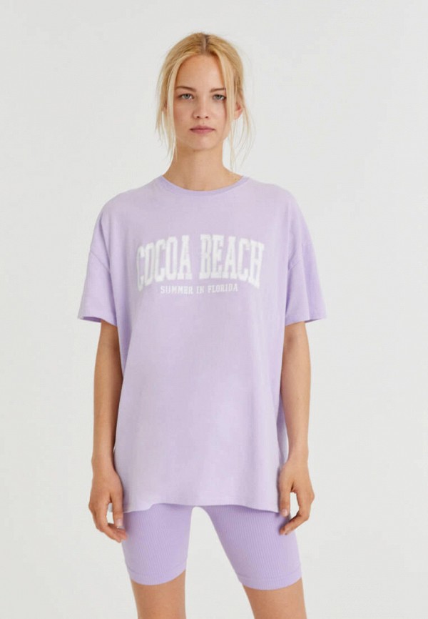 

Футболка Pull&Bear, Фиолетовый