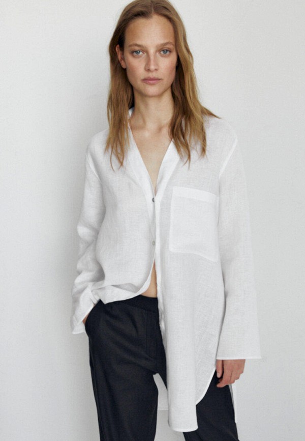 

Рубашка Massimo Dutti, Белый