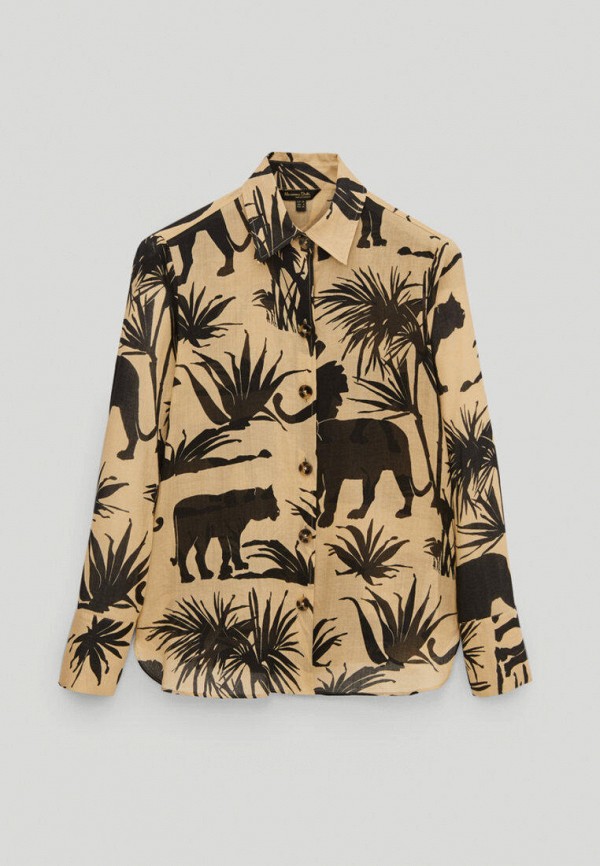 

Блуза Massimo Dutti, Бежевый