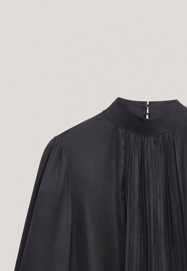 Блуза Massimo Dutti цвет черный  Фото 7
