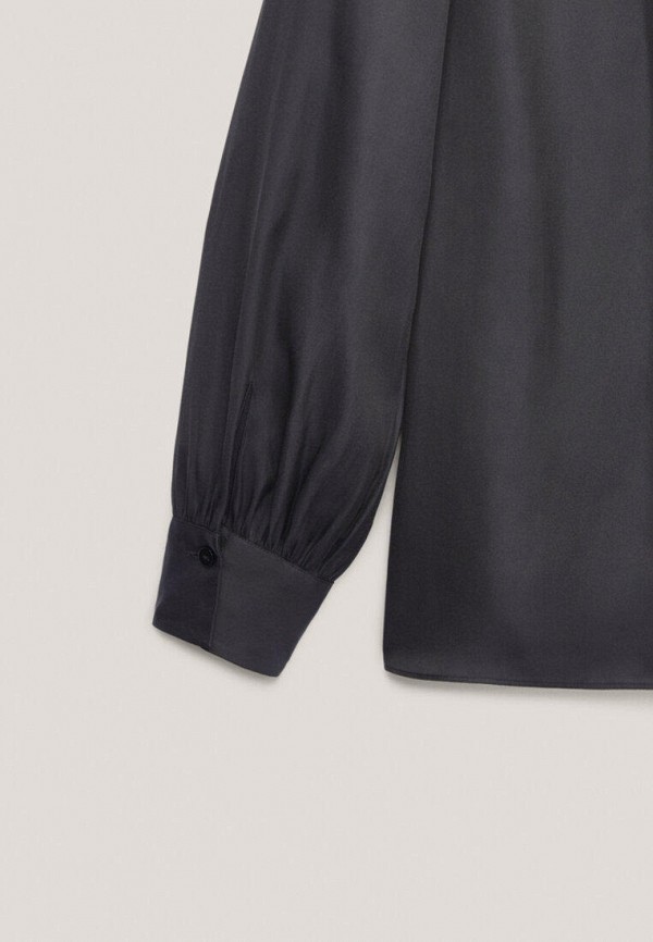 Блуза Massimo Dutti цвет черный  Фото 6