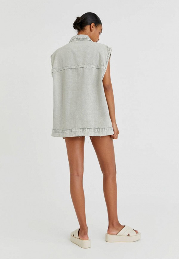 фото Жилет джинсовый pull&bear