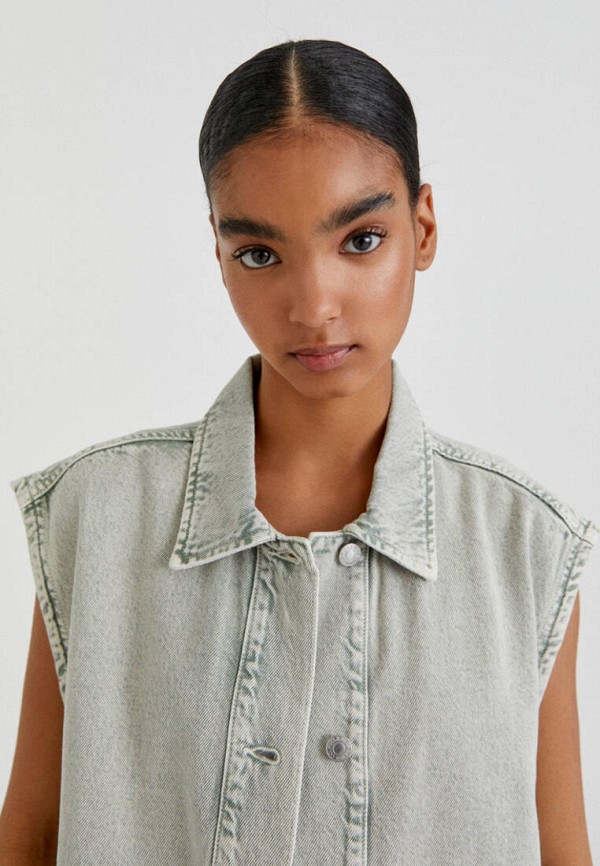 фото Жилет джинсовый pull&bear