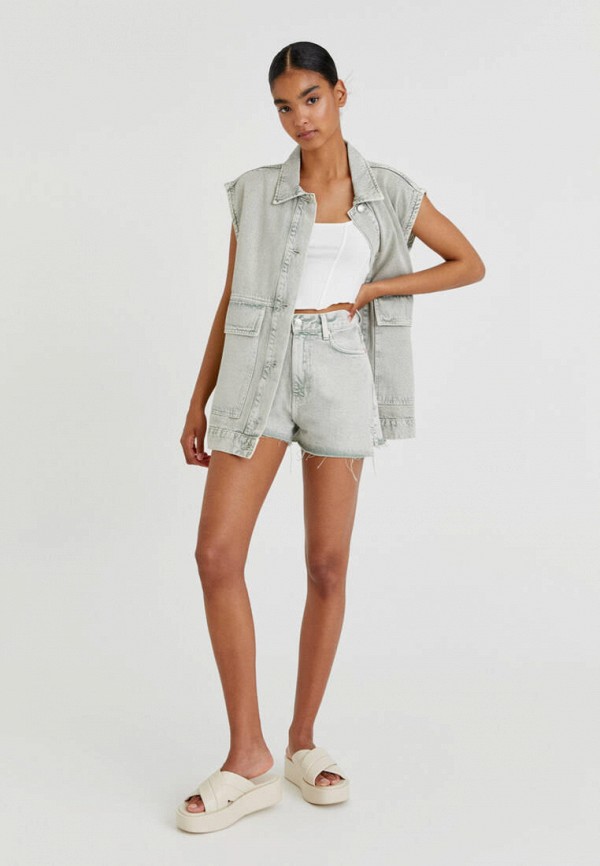 фото Жилет джинсовый pull&bear