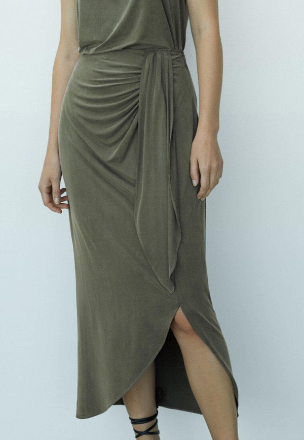 

Юбка Massimo Dutti, Хаки