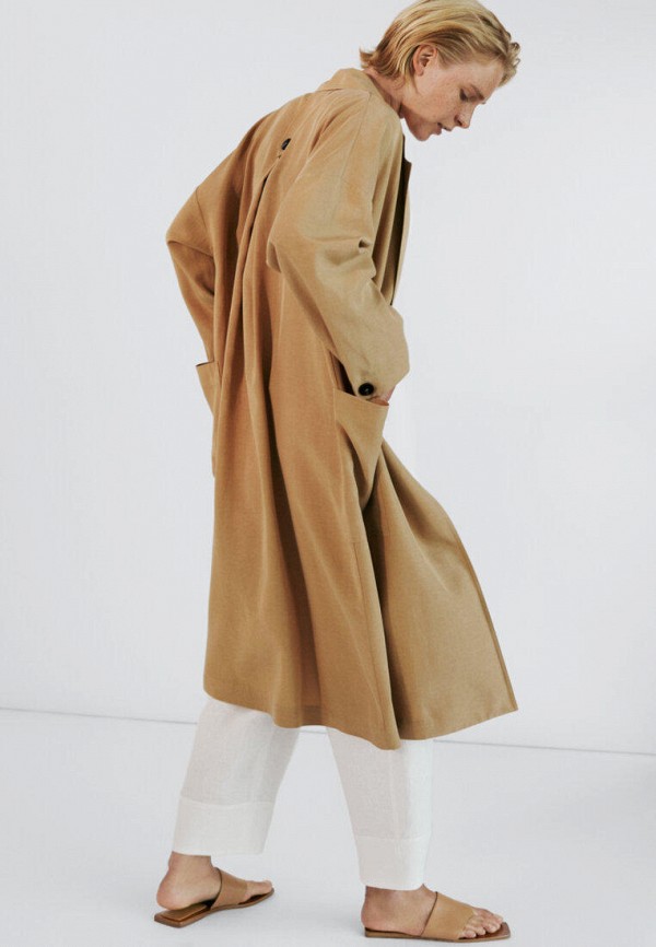 

Плащ Massimo Dutti, Бежевый