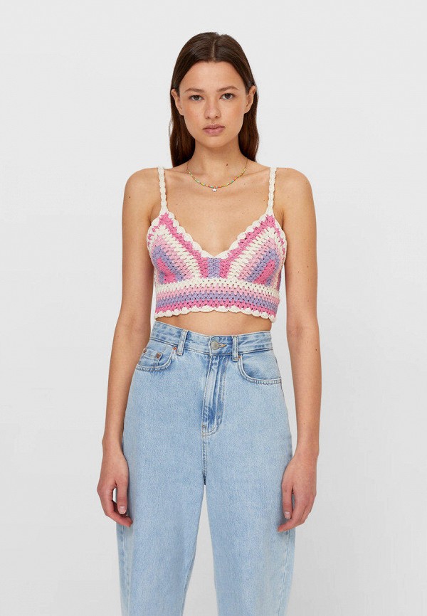 

Топ Stradivarius, Розовый
