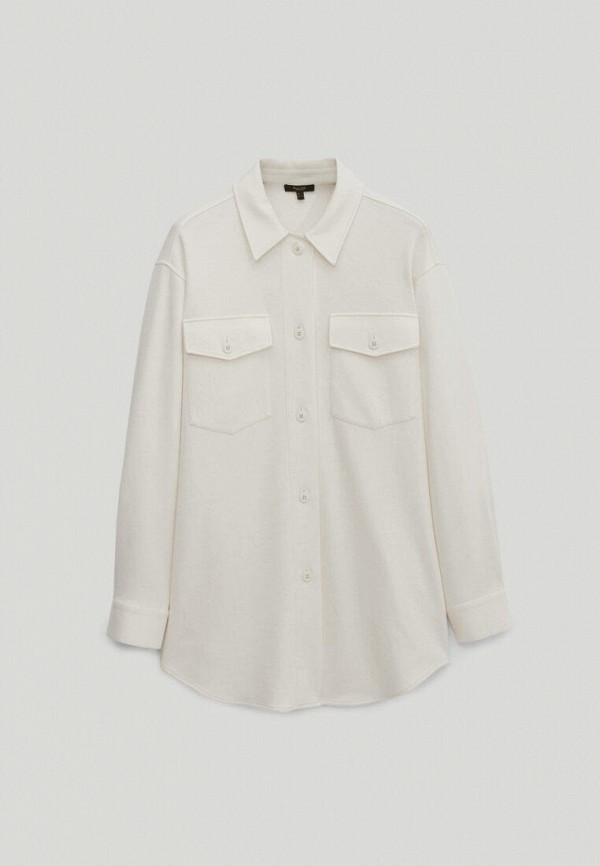 Рубашка Massimo Dutti цвет белый 