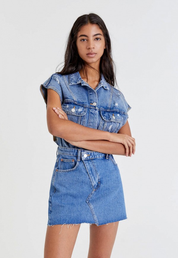 фото Юбка джинсовая pull&bear