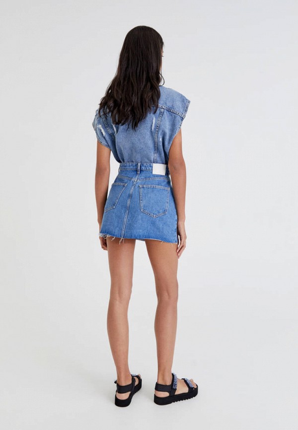 фото Юбка джинсовая pull&bear