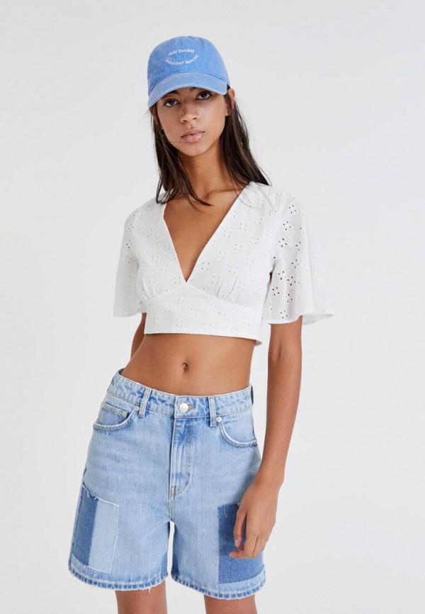 фото Шорты джинсовые pull&bear
