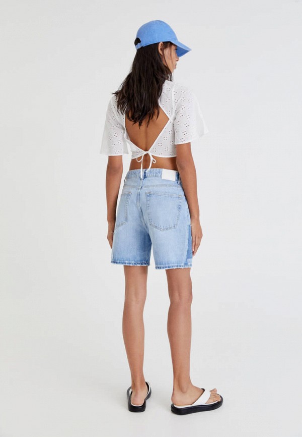фото Шорты джинсовые pull&bear