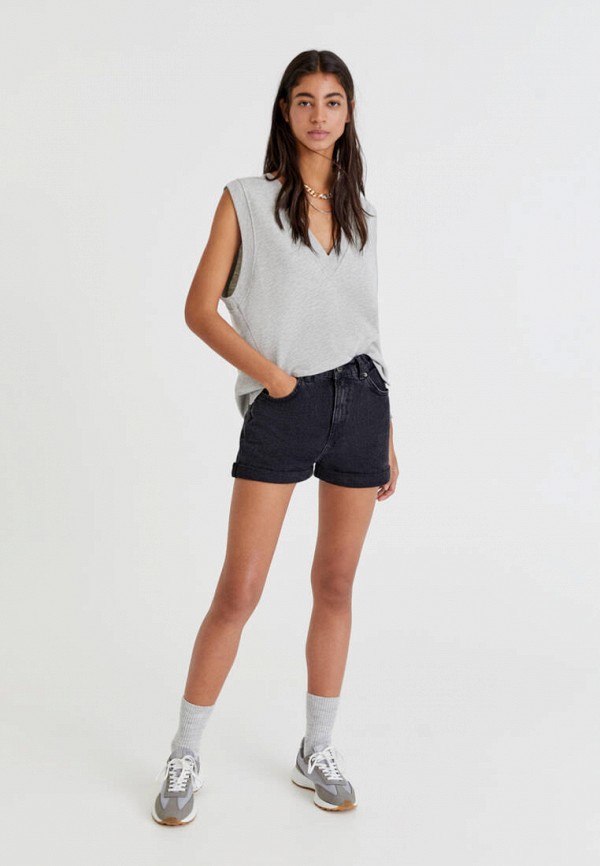 

Шорты джинсовые Pull&Bear, Черный