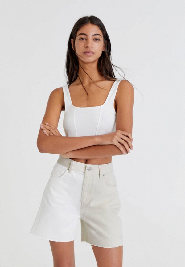 фото Шорты джинсовые pull&bear
