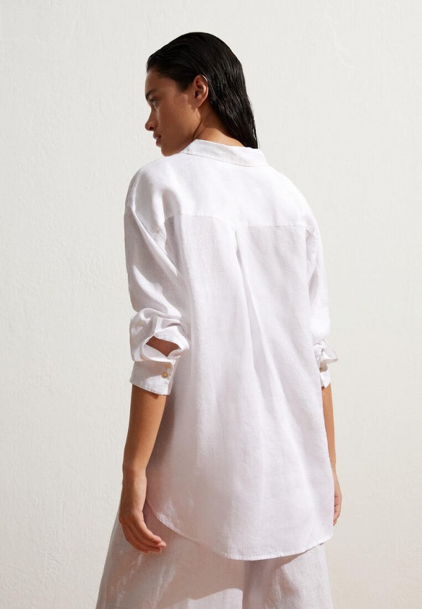 Рубашка Oysho цвет белый  Фото 3