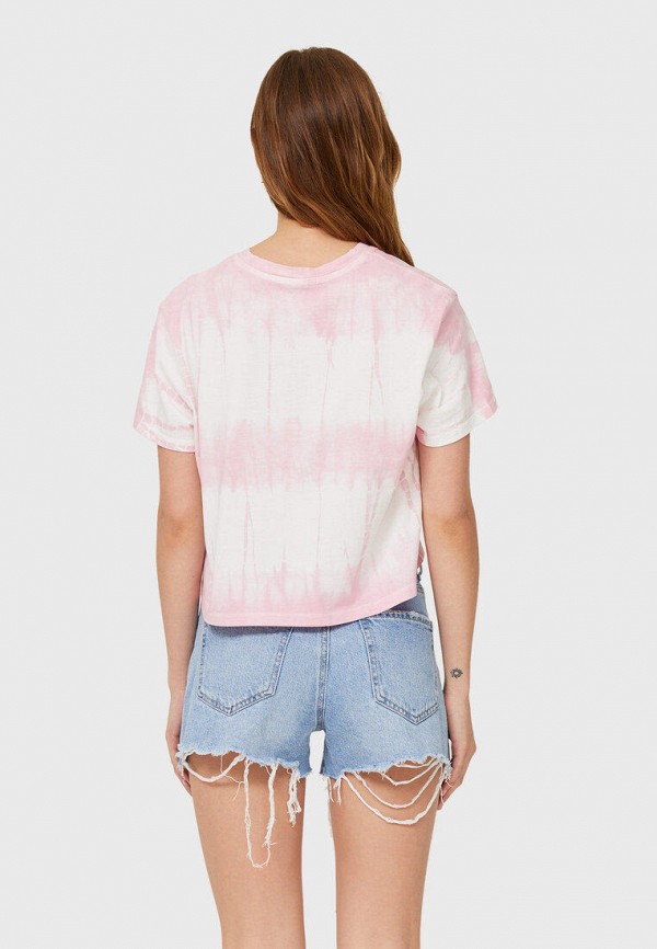

Футболка Stradivarius, Розовый