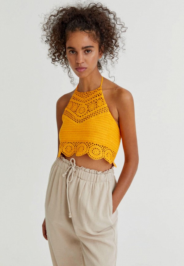 

Топ Pull&Bear, Оранжевый