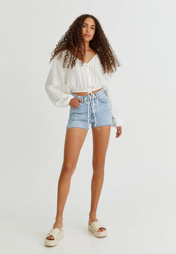 фото Шорты джинсовые pull&bear