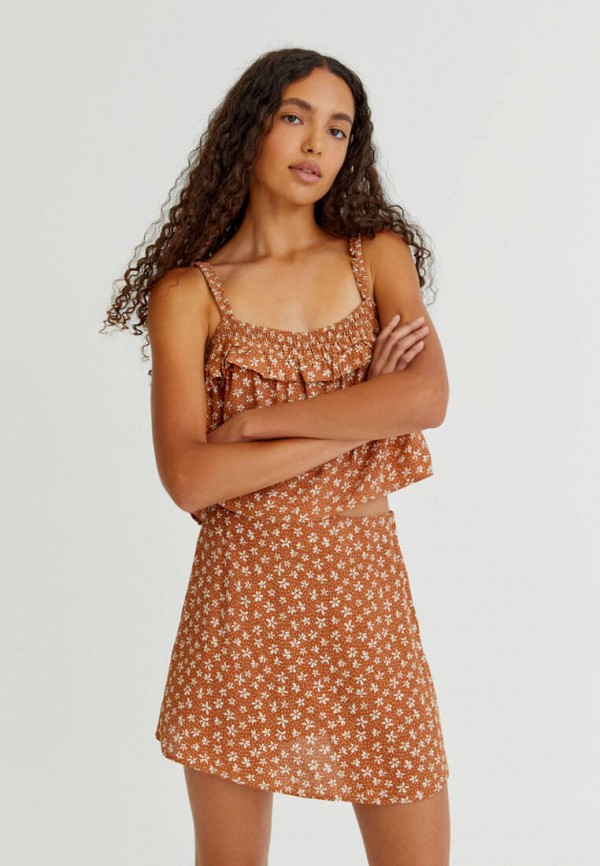 

Юбка Pull&Bear, Коричневый