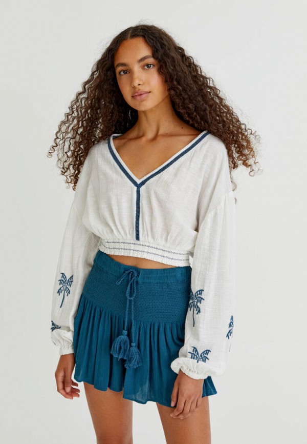 

Топ Pull&Bear, Белый