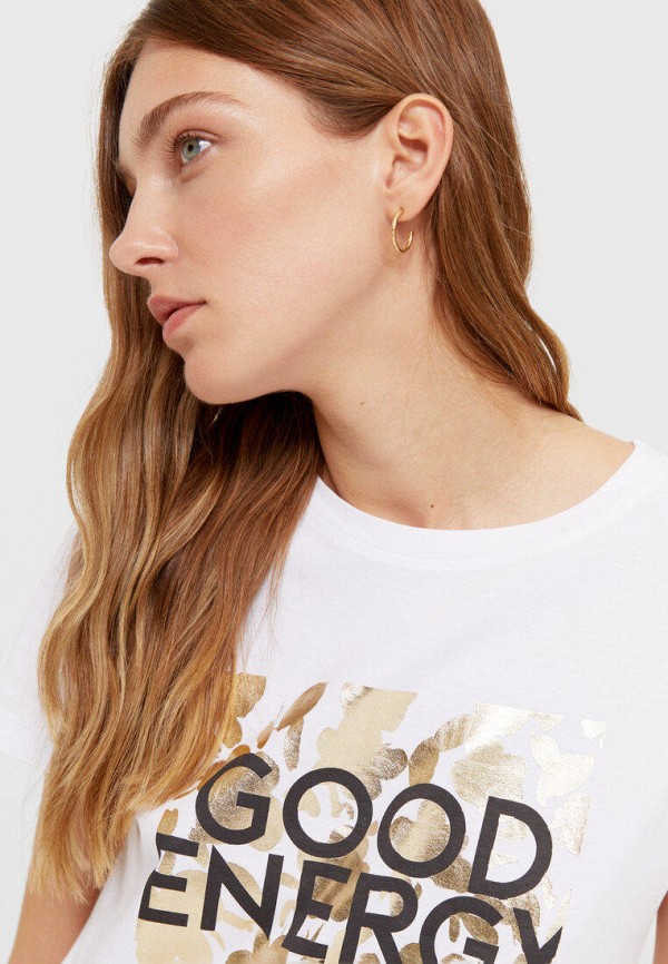 

Футболка Stradivarius, Белый