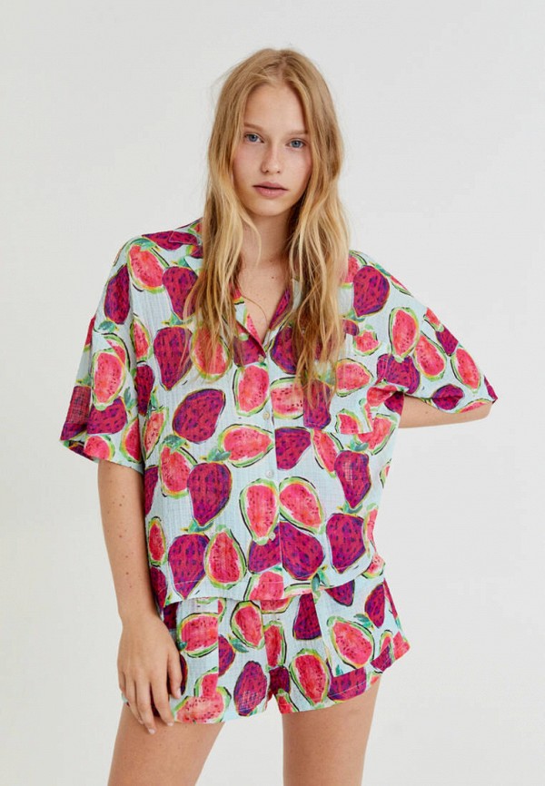 

Блуза Pull&Bear, Голубой