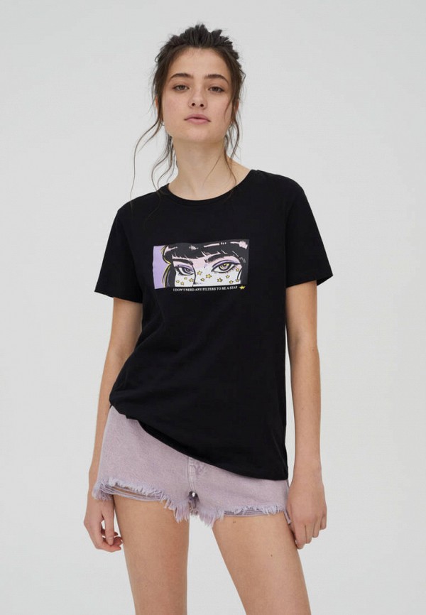 

Футболка Pull&Bear, Черный