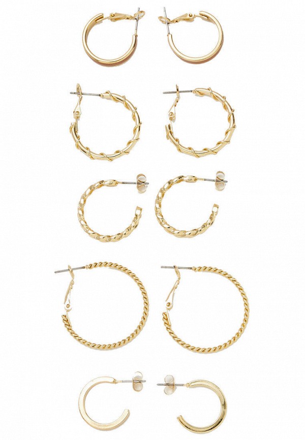 

Серьги 5 пар Stradivarius, Золотой